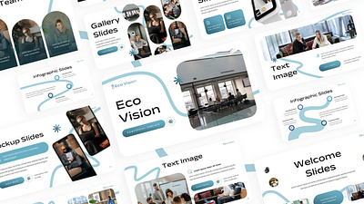 Eco Vision Business Presentation design elegant graphic design powerpoint presentation template templates