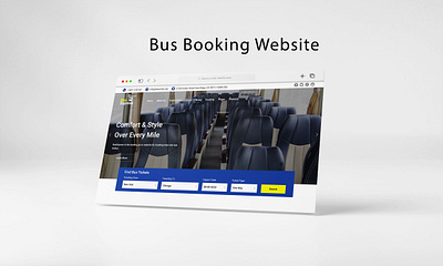 Bus Booking Website webdesign