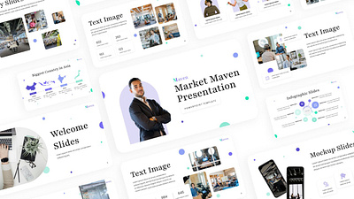 Maven Business Presentation design elegant graphic design powerpoint presentation template templates