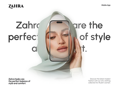 Zahra • Mobile App 3d animation graphic design motion graphics ui