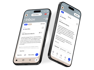 Email App iOS app cards design e mail email interaction interfacedesign ios mail messaging send ui uiux ux