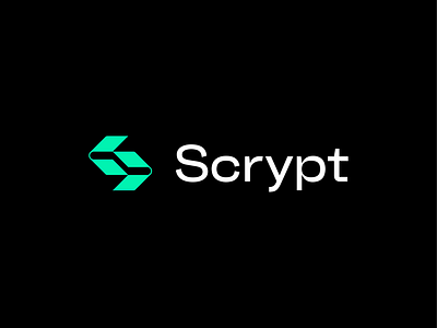 Scrypt Logo blockchain brand identity branding coin crypto crypto logo crypto s logo currency defi exchange finance fintech identity letter s money logo logo logo design s logo scrypt logo trading web3