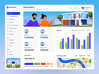 Finance Management Dashboard 2d illustration app design banking banking dashboard crypto dashboard currency custom illustration dashboard dashboard app dashboard ui design finance management graphic design illustration investment landing page mobile ui ux vector wallet