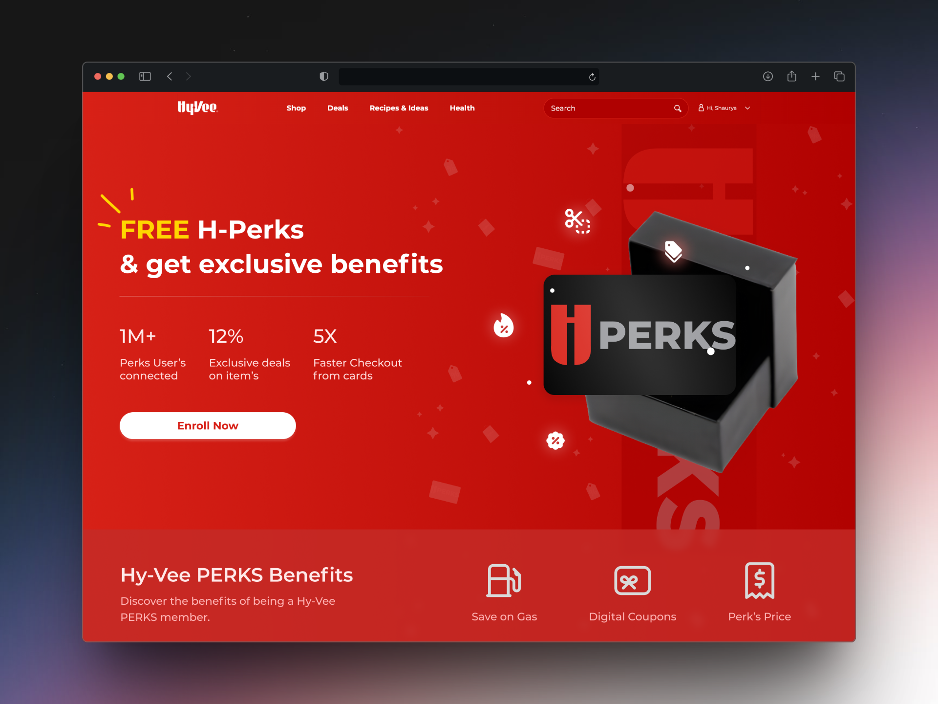 Landing Page- Loyalty Program branding design homepage landing page perks subscription ui web design website