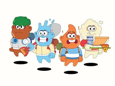 Elements animation design illustration vector