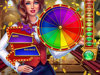 Online casino slot "Mega Wheel" - Animation for the Bonus round animation bonua animation bonus casino animation casino slot digital art gambling game art game design gaming gaming animation graphic design motion graphics slot animation slot design ui ui animation wheel wheel animation wheel of fortune