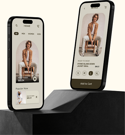 E-Commerce App Concept fashion shopping app