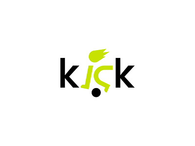 Kick ball brand branding design elegant football illustration logo logo design logo designer logodesign logodesigner logotype mark minimalism modern socker sport wordmark