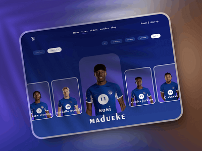 A player's Secton design Exploration football graphic design ui uiux ux