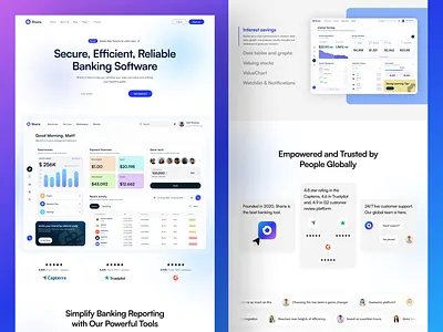 Banking SaaS Website Design analytics bank banking web banking website credit card design digital banking finance finance app landing page saas saas website transactions ui wallet web web design web3 website website design