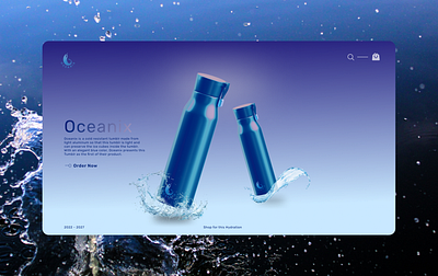 UI UX Web Oceanix bottle hydration logo tumblr ui water web webdesigner webdeveloper website