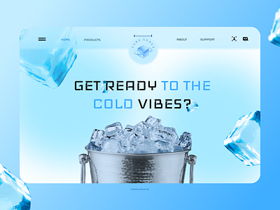 Cube Space Website branding bucketice cold cool graphic design icecube iced logo motion graphics ui uiux webdesign webdesigner webdevelopment