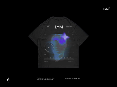 LYM. Corporate T-shirt merch design branding clothes design merch t shirt design visual identity