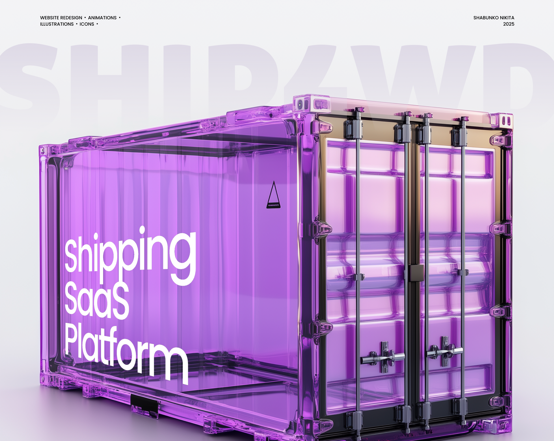 Digital Freight Forwarding Platform | Website Redesign business cargo cargo platform design landing page saas saas website service shipment ui ux web design webdesign website website design