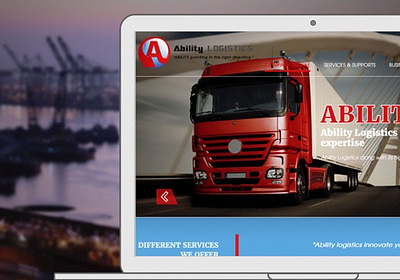 Ability Logistics 3d animation branding logo motion graphics ui webdesign webdevelopment