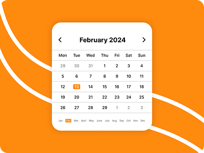 Calender UI Design calendar design figma mobile uiux design ui user experience design user interface design web design