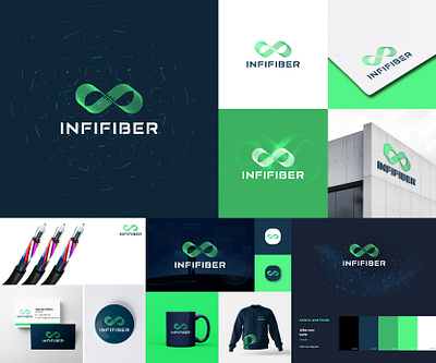 InfiFiber Solutions brand identity brandidentity branding design graphic graphic design graphicdesign icon illustration logo logo design logobrand logoideas logoinspirations logomark logos logotype minimal minimalist vector