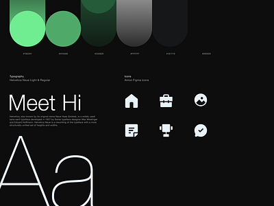 HiAsia — Design System app black brand branding colors dark design design kit design system fintech font icons mobile product design styles typography ui ux