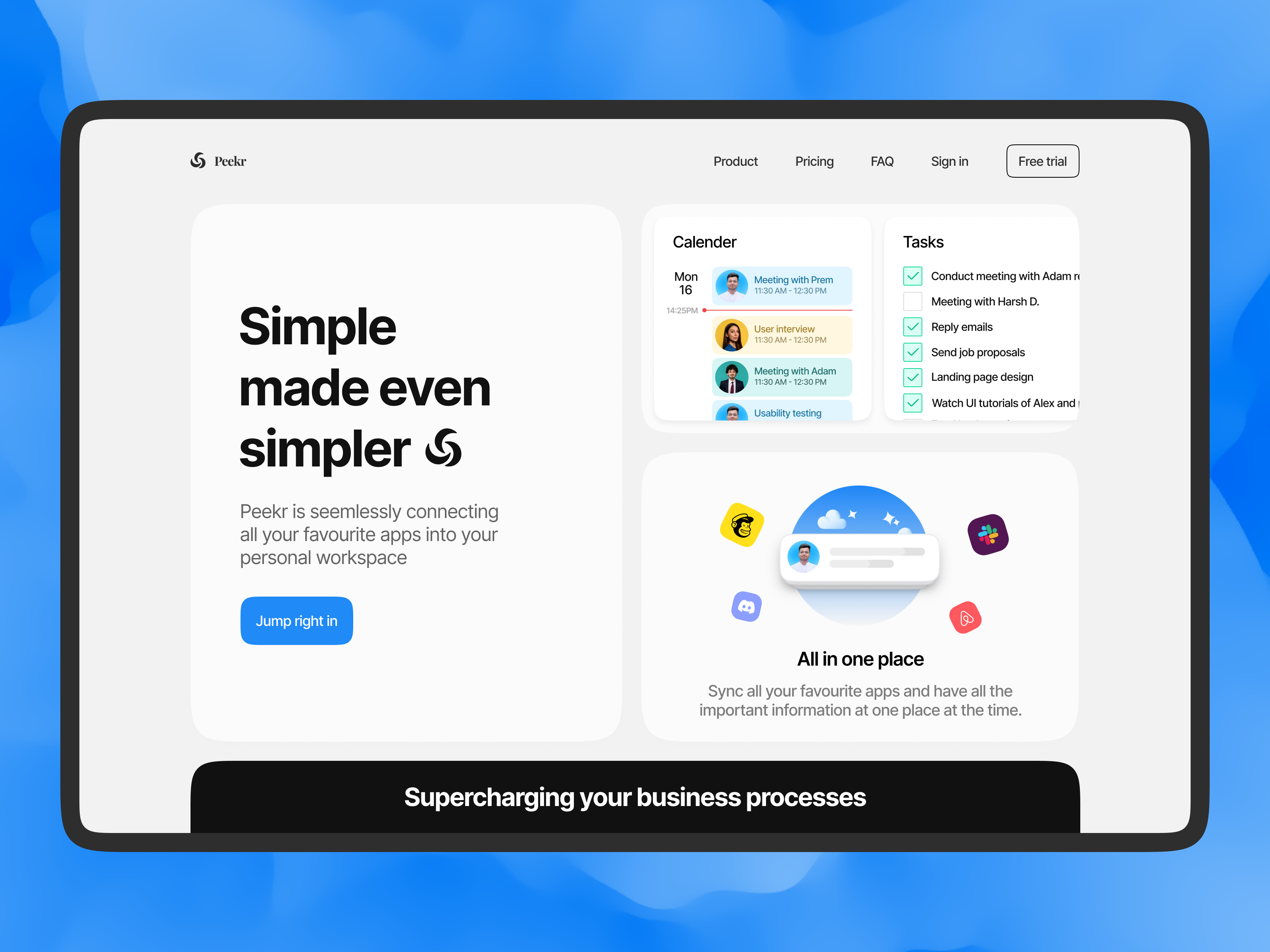 Example of Conversion Focused Landing Page Design