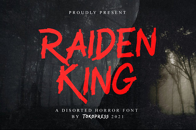 RAIDEN KING – Brush font branding brush font graphic design youtube thumbnails