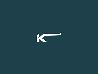 K plane awesome branding company concept graphic design jet k logo modern plane simple