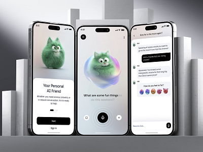 Vivi - Personal AI Assistant for Children ai ai assistant artificial intelligence hadzhiev personal assistant prime division primedivision strahil ui design ux design страхил хаджиев