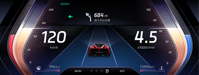 HMI design_racing mode concept concept design hmi ui