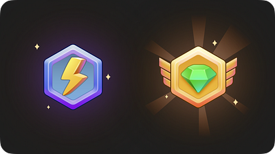 Icons for app art design energy game gem icon illustration ui