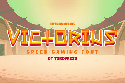 Victorius – Gaming Font children font gaming font instagram font kids movie font poster social media post youtube