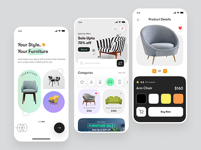 Furniture mobile app app design furniture furniture app design mobile app design ui uiux ux