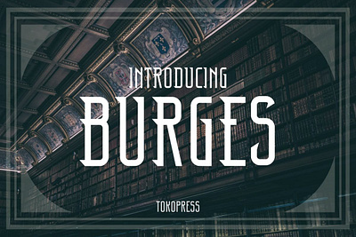 Burges – Classic Art deco font art deco font branding classic font graphic design