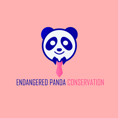 Panda Character Logo cartoon dailylogochallenge design designer graphic design inkscape logo panda