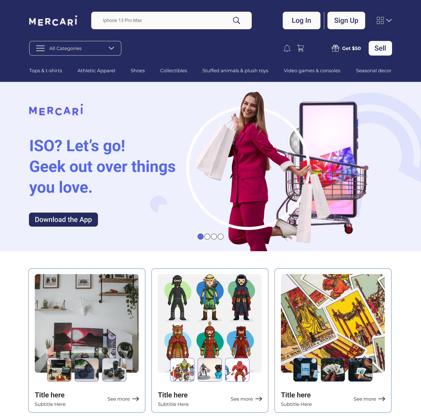 Example of E Commerce Website Design | Figma Design