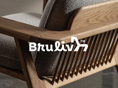 Bruliv™ Brand Identity | Furniture Logo. brand guidelines brand identity branding chair logo furniture furniture brand identity illustration interior logo logo design logotype mattress mod modern logo visual identity wood logo