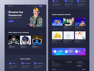 Web Landing Page UI UX Design design figma design illustration landing page design landing page figma ui ui design ux design web design website design