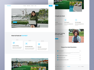 Web Landing Page UI UX Design design figma design illustration landing page design landing page figma ui ui design ux design web design website design