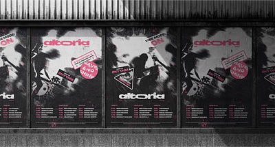 Altoria Music Festival: Visual Identity System 3d banner blender brand materials branding color palette creative design design design inspiration design trends graphic design graphic print design logo merchandise music festival poster design printed materials social media design visual design visual identity