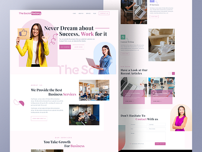 Web Landing Page UI UX Design design figma design illustration landing page design landing page figma ui ui design ux design web design website design