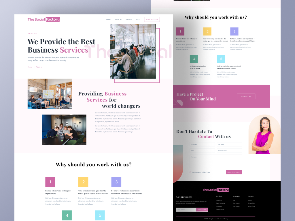 Web Landing Page UI UX Design by Suvo Roy on Dribbble