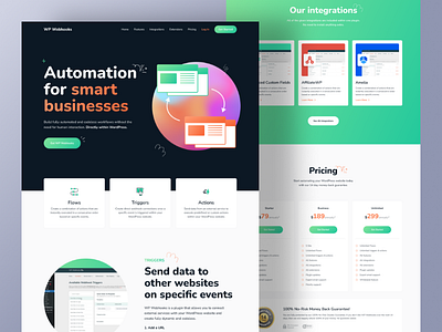 Web Landing Page UI UX Design design figma design illustration landing page design landing page figma ui ui design ux design web design website design