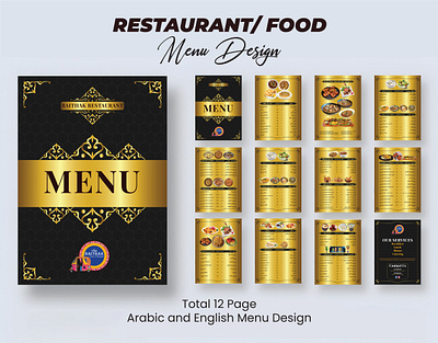 Restaurant Arabic and English Menu Design | Fo ads design branding canva social media post design fast food menu flyer design food menu design graphic design graphicdesign instagram post design menu card menu card design menu design menu food menu restaurant minimal menu design restaurant restaurant branding restaurant menu restaurant menu design social media banner