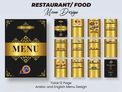 Restaurant Arabic and English Menu Design | Fo ads design branding canva social media post design fast food menu flyer design food menu design graphic design graphicdesign instagram post design menu card menu card design menu design menu food menu restaurant minimal menu design restaurant restaurant branding restaurant menu restaurant menu design social media banner