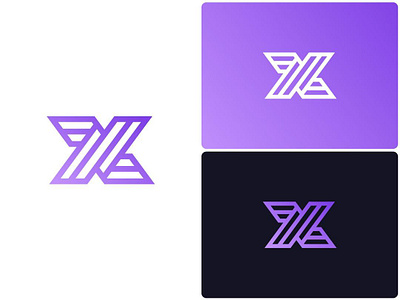 Letter X / letter Z logo mark brand branding crypto logo design gradient gradient logo illustration letter x letter x logo letter z letter z logo minimal logo modern logo simple logo tech logo web3