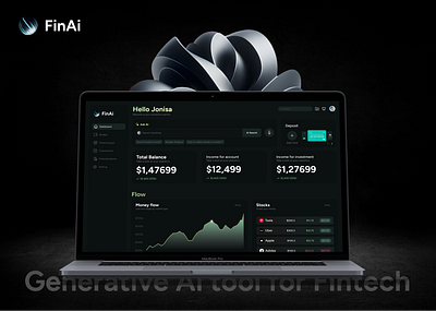 AI Powered Fintech Web App UX/UI Design | FinAI adobe xd ai brand identity clean modern design figma finance finance ai finance web app finance web app uxui design fintech fintech ai fintech web app fintech web app design mockup ui ux uxui web app design website design website redesign