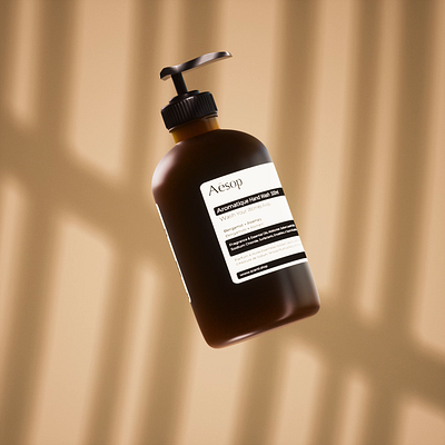 Aesop Hand Wash 3d 3d animation aesop animation animation art branding c4d cinema 4d cosmetics design logo motion art motion blur motion design motion graphics octane render