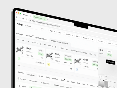 AirCargo - TMS Platform Dashboard ai app cargo crm dashboard design interface plane product saas software tms ui ux web