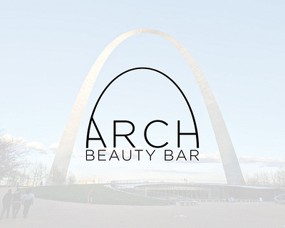 Beauty bar logo arch logo beauty bar design beauty bar logo beauty salon logo beauty services logo best logo designer branding design gateway arch logo graphic design logo logo design logo maker logo with arch logo with gateway arch logo with st. louis minimalist spa logo spa services logo st. louis logo