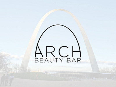 Beauty bar logo arch logo beauty bar design beauty bar logo beauty salon logo beauty services logo best logo designer branding design gateway arch logo graphic design logo logo design logo maker logo with arch logo with gateway arch logo with st. louis minimalist spa logo spa services logo st. louis logo