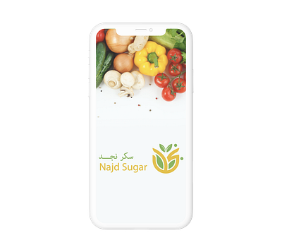 Najd Sugar App customer delivery design mobile ui