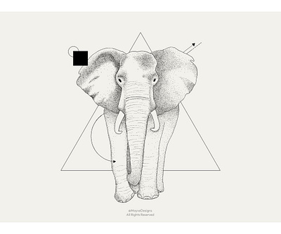 Elephant tattoo · Exotic serie blackdot dot illustration dot tattoo dot work art dotwork elephant elephant illustration illustration ink ink tattoo line illustration line work line work art linework lineworkart pointillism tattoo tattoo ideas tattoo work